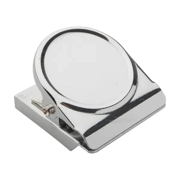 Kühlschrankmagnet und Clip - MagNote - silber (-21)