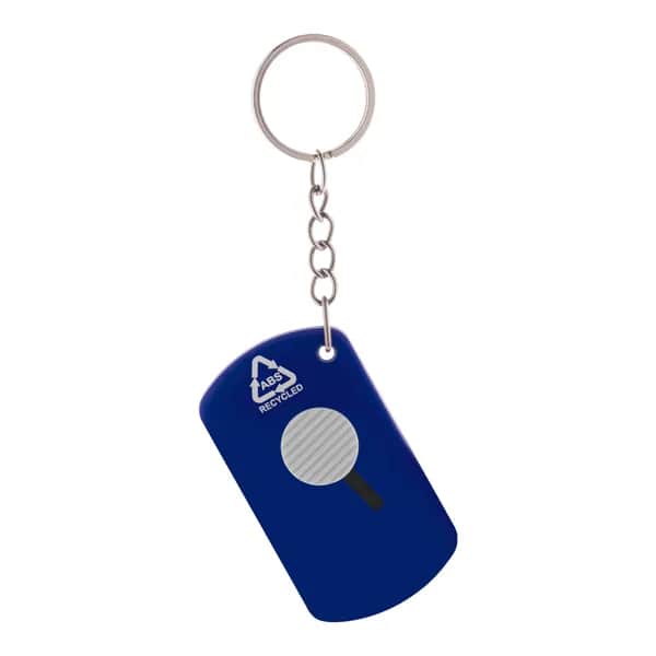 Schlüsselanhänger mit Papiermesser - Parcelo - blau (-06)