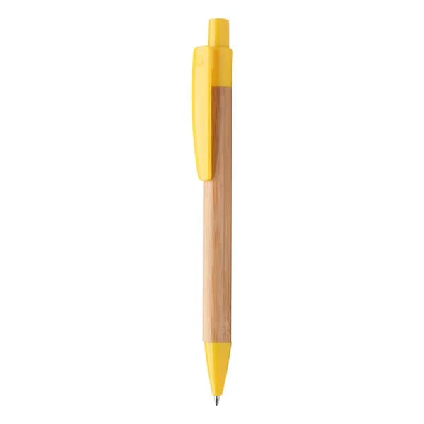 Bambus-Kugelschreiber - Colothic - gelb (-02)