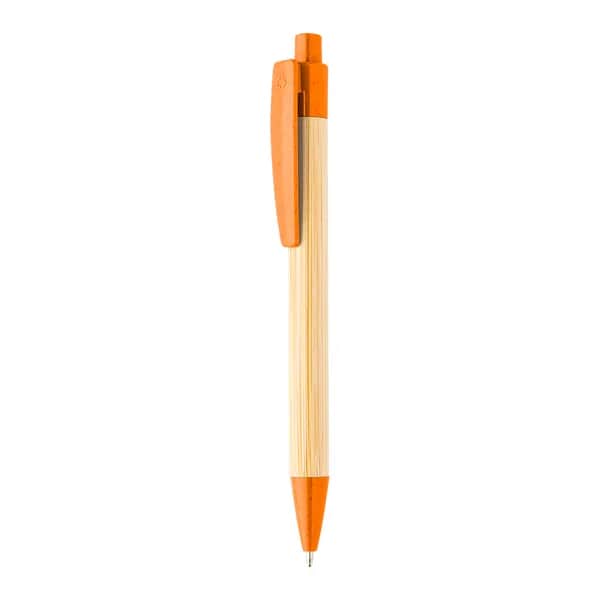 Bambus-Kugelschreiber - Boothic - orange (-03)