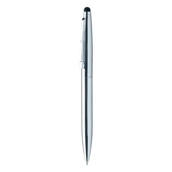 Touchpen mit Kugelschreiber - Rosey - silber (-21)
