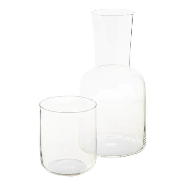 Getränkeset: Karaffe und Glas - Palmer - transparent (-01T)
