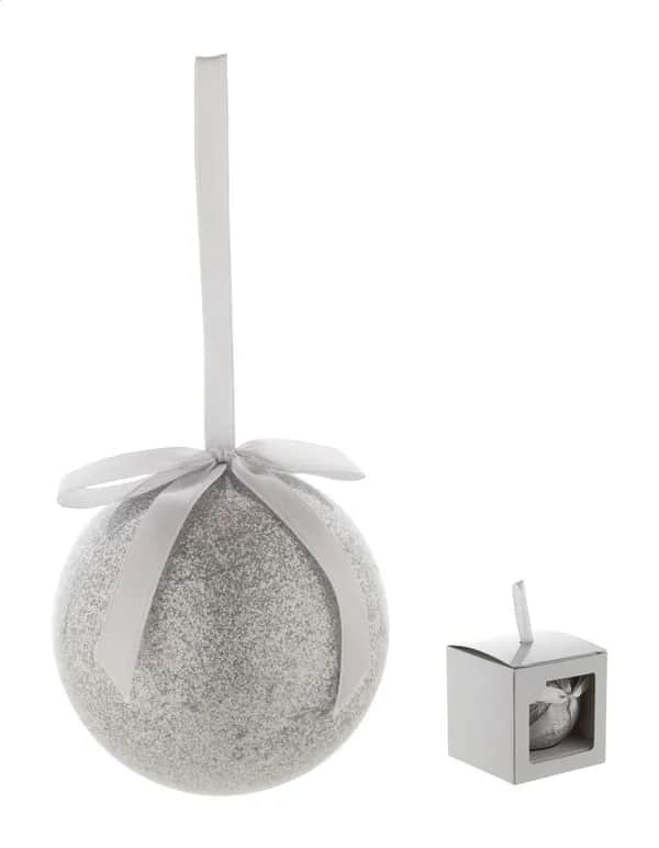 Weihnachtsbaum-Kugel - Nordskot - silber (-21)