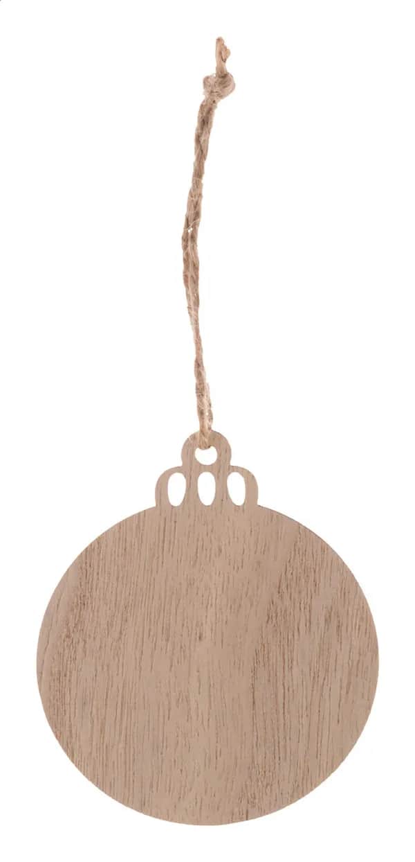 Weihnachtsbaum-Anhänger, Stern - Rosvik - natur (-C)