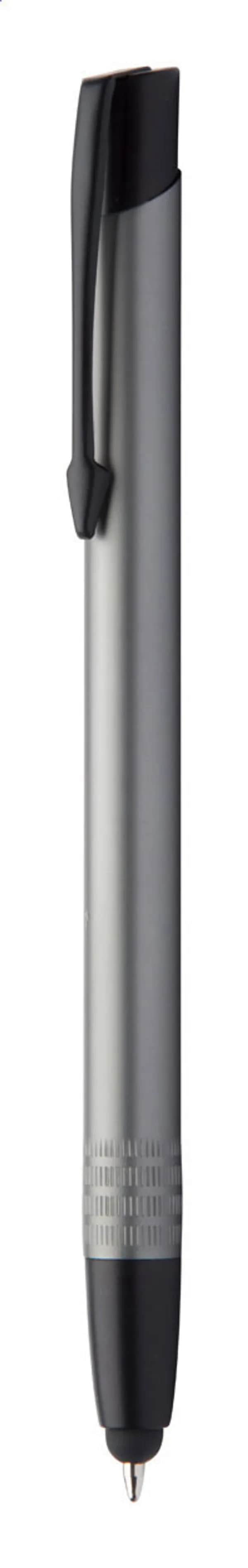 Touchpen mit Kugelschreiber - Andy - dunkelgrau (-80)