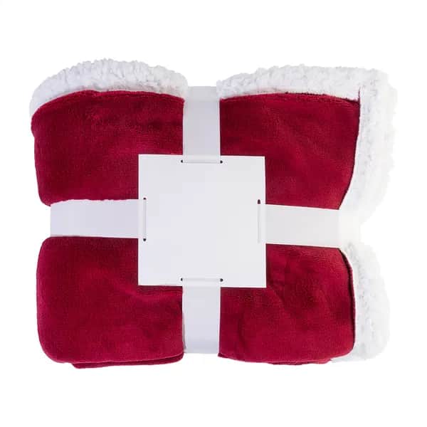 Korallen-Fleecedecke - Sammia - burgund (-08)