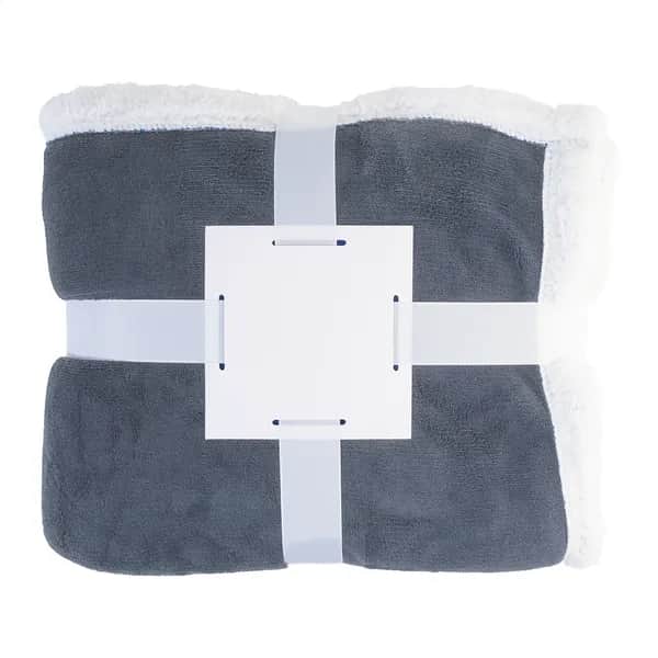Korallen-Fleecedecke - Sammia - dunkelgrau (-80)