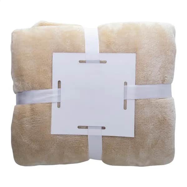 Flannel-Decke - Espoo - beige (-00)