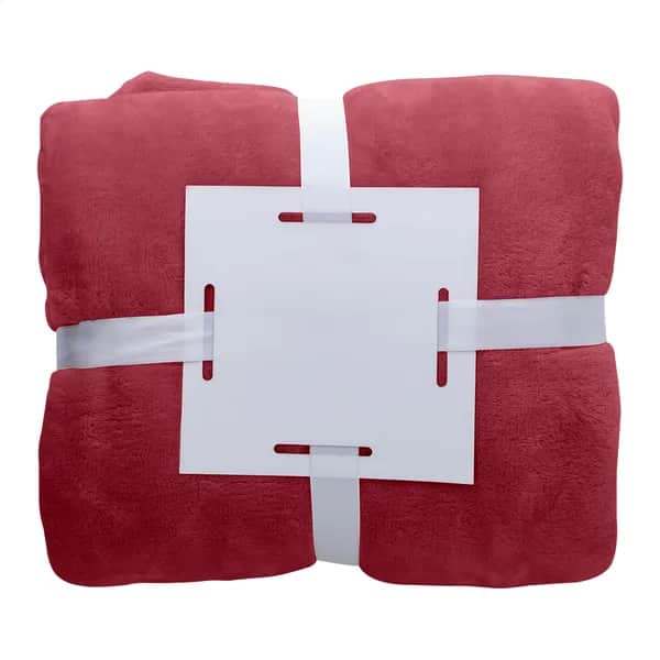 Flannel-Decke - Espoo - burgund (-08)