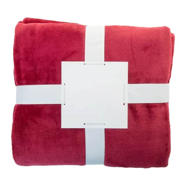 RPET Flanelldecke - Vantaa - burgund (-08)