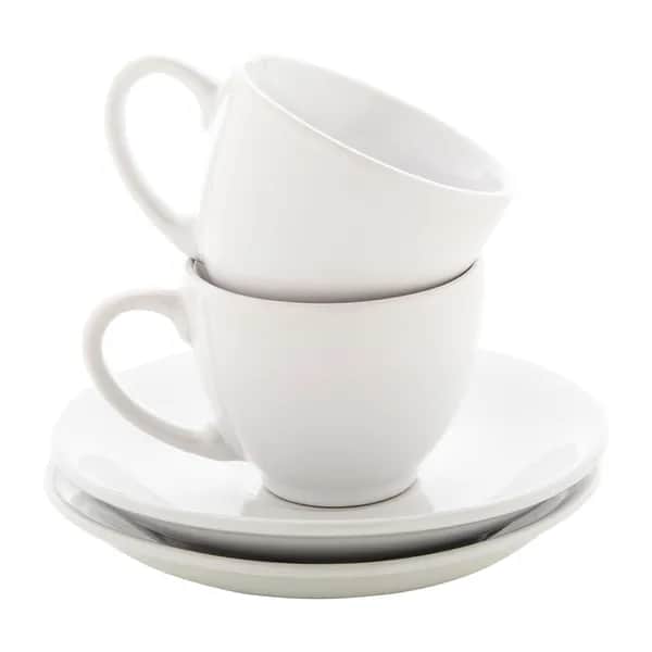 Espresso-Set - Mocca - weiß