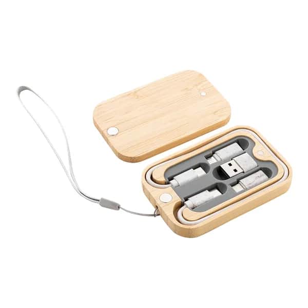 USB-Ladekabelset - Cabsly - natur
