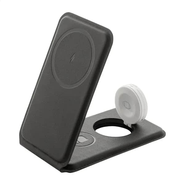 Handyhalter mit kabellosem Ladegerät, RPU - LuxCharge Stand - schwarz (-10)