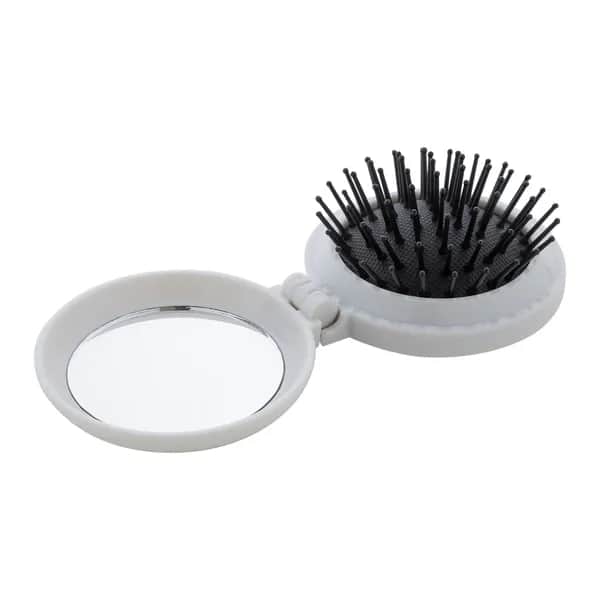 RABS Haarbürste mit Spiegel - Rabrush - weiß (-01)