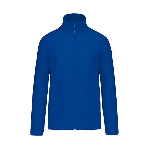 Fleecejacke mit durchgehendem Reißverschluss - KA9102 - blau (-06)