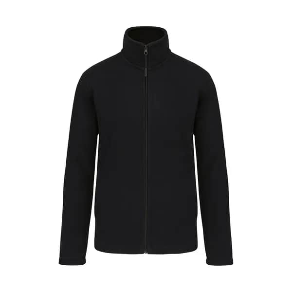 Fleecejacke mit durchgehendem Reißverschluss - KA9102 - schwarz (-10)