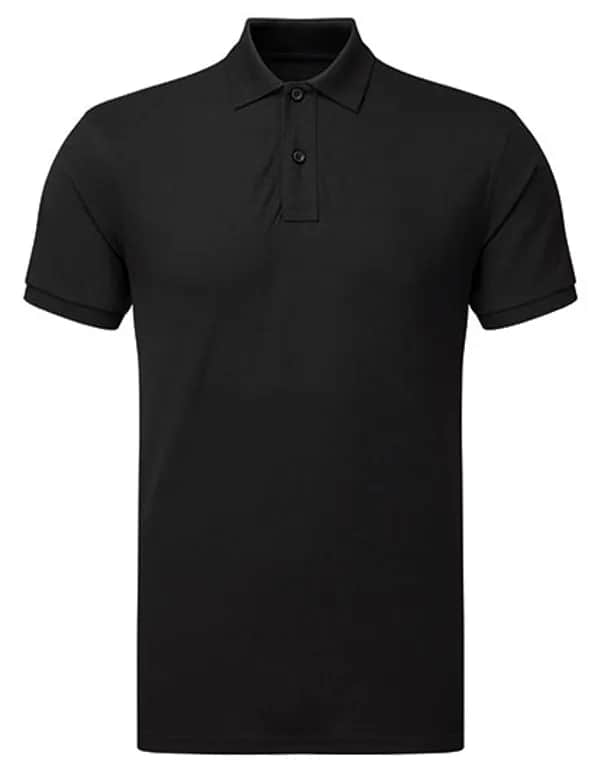 Men´s Polycotton Blend Polo - Black