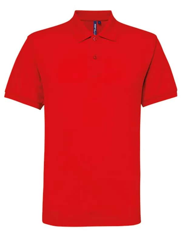 Men´s Polycotton Blend Polo - Red
