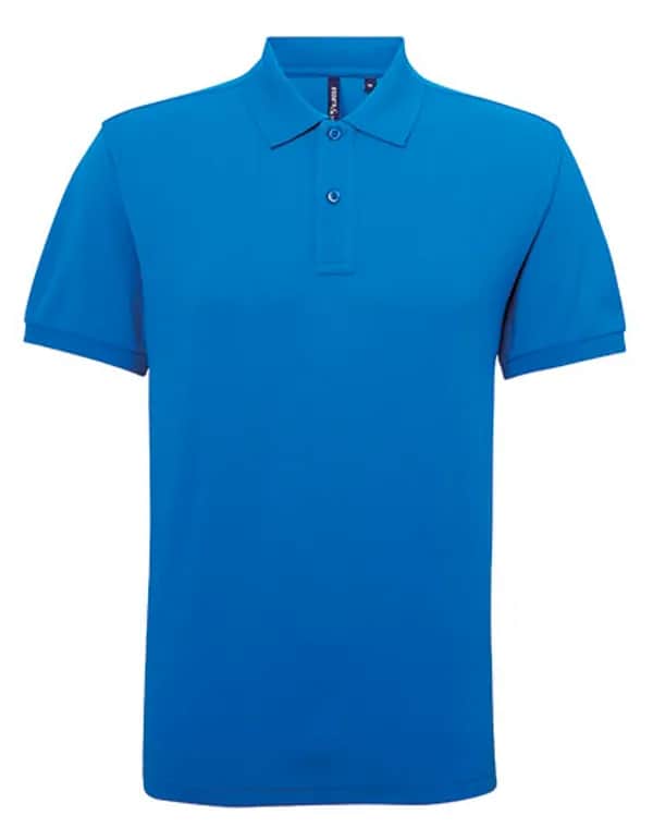 Men´s Polycotton Blend Polo - Sapphire