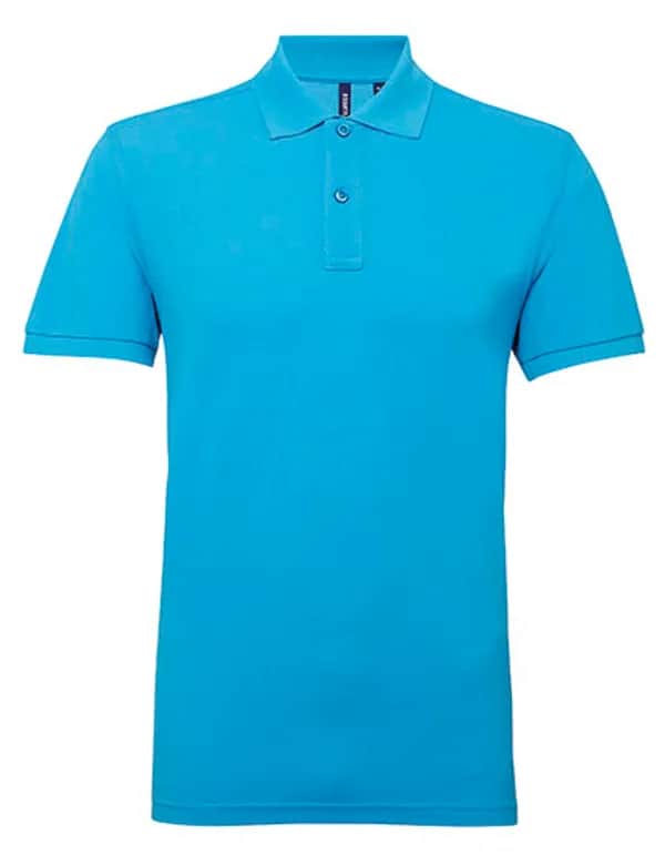 Men´s Polycotton Blend Polo - Turquoise