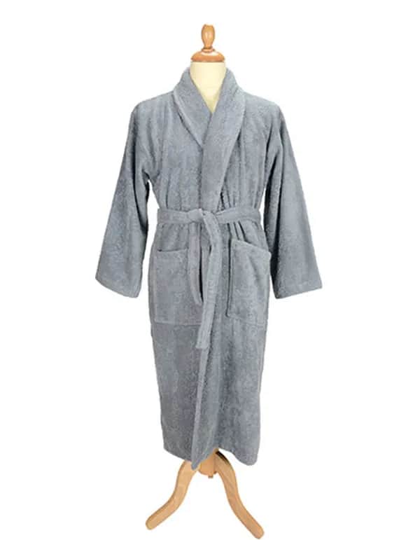 Bathrobe Shawl Collar - Anthracite Grey