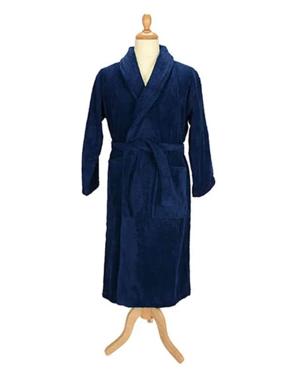 Bathrobe Shawl Collar - French Navy