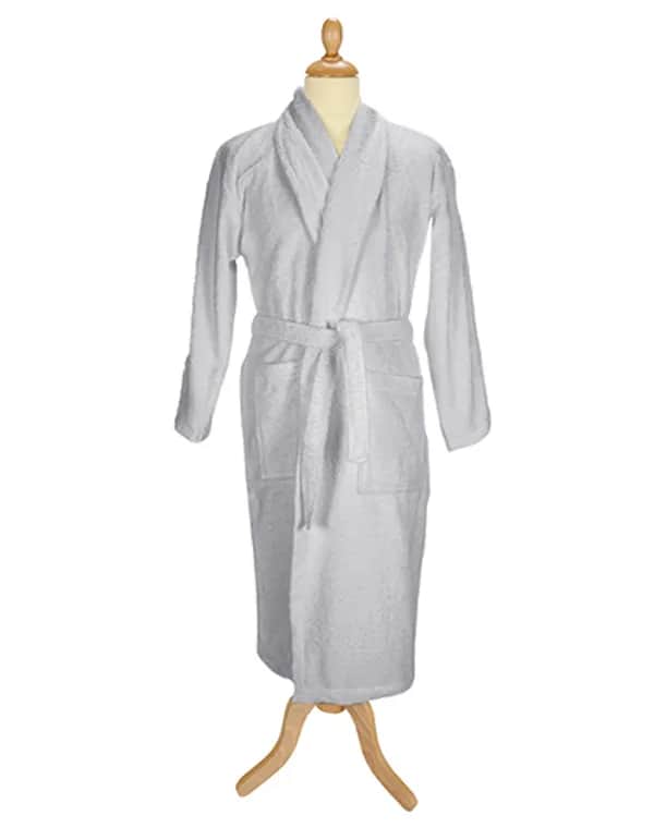 Bathrobe Shawl Collar - Light Grey