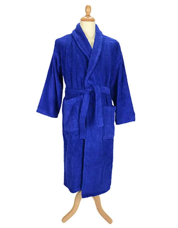 Bathrobe Shawl Collar - True Blue