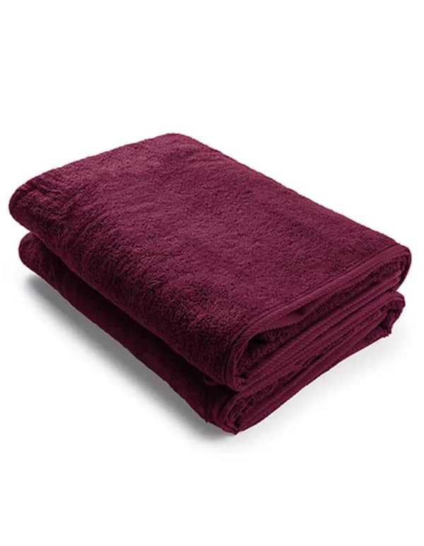 Bath Towel - Burgundy