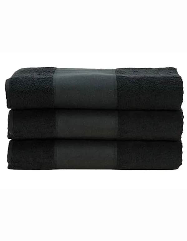 PRINT-Me® Hand Towel - Black
