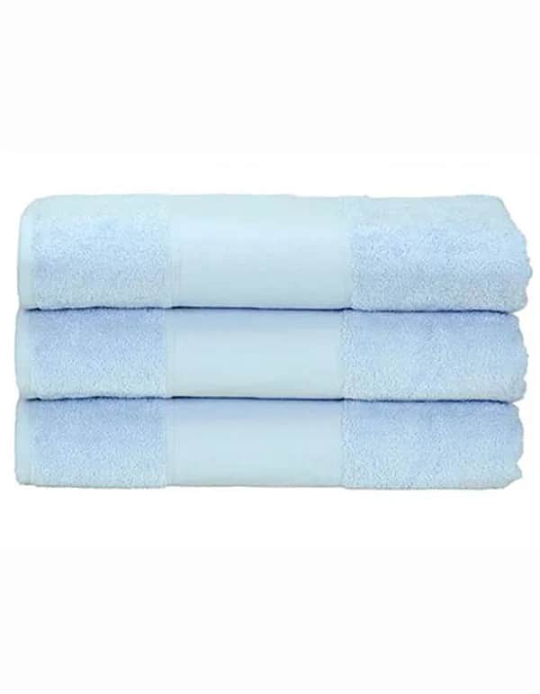 PRINT-Me® Hand Towel - Light Blue