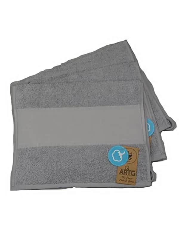 PRINT-Me® Guest Towel - Light Grey