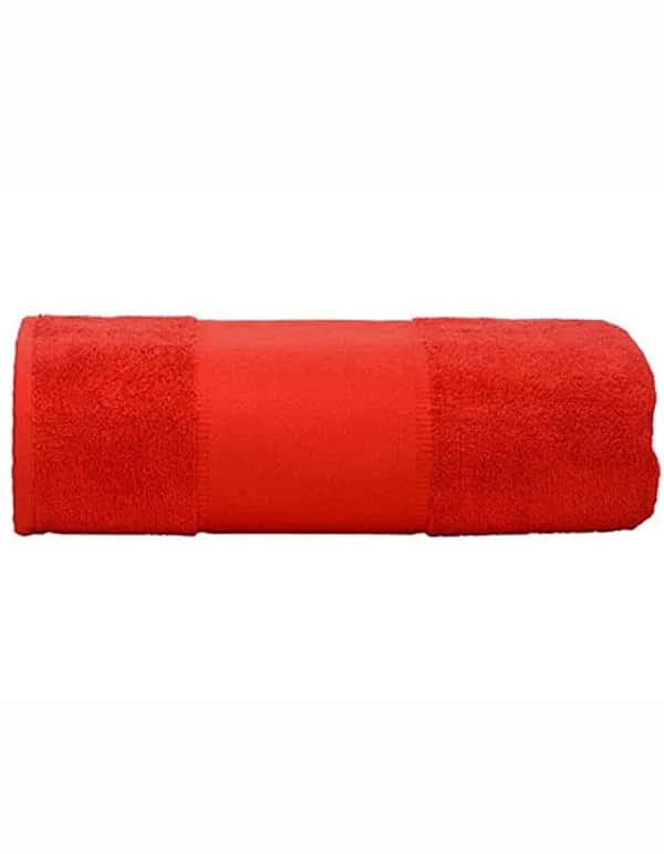PRINT-Me® Big Towel - Fire Red