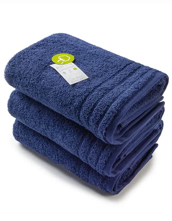 Organic Hand Towel - French Navy