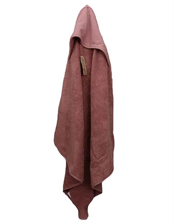 PRINT-Me® Baby Hooded Towel - Old Pink/Old Pink/Old Pink