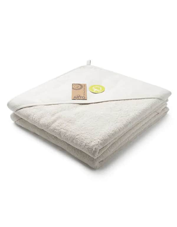 PRINT-Me® Baby Hooded Towel - Cream