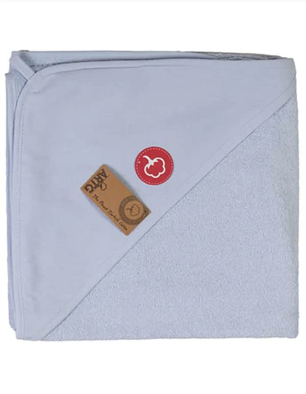 PRINT-Me® Baby Hooded Towel - Light Blue