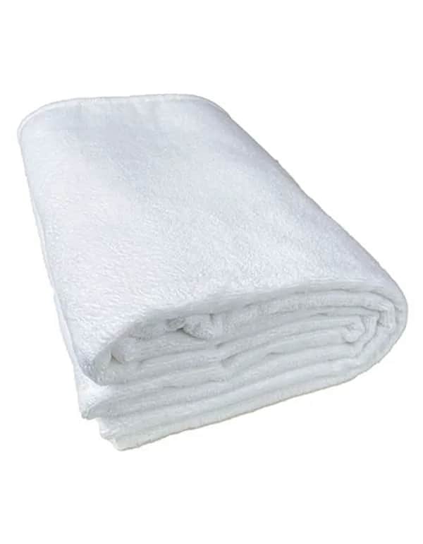 DUO Beach Towel - White/White