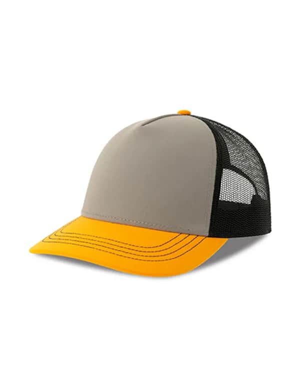 Rapper Canvas Cap Recycled - Grey/Yellow/Black