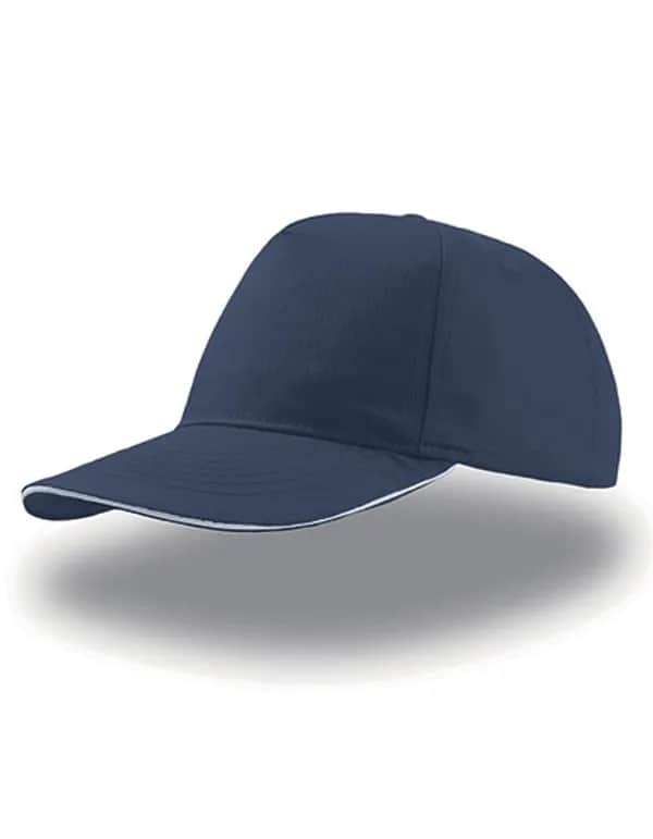 Start Five Sandwich Cap - Navy/White