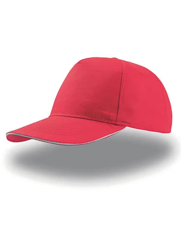 Start Five Sandwich Cap - Red/White