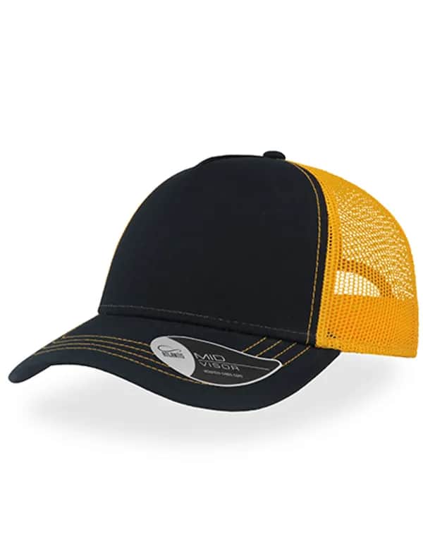 Rapper Canvas Cap - Navy/Yellow