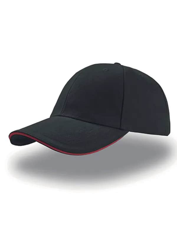 Liberty Sandwich Cap - Black/Red