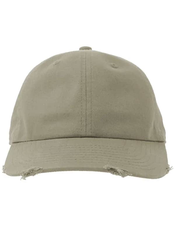 Dad Hat Destroyed-S - Grey