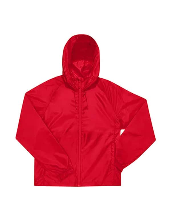 #Reset Lined Windbreaker - Red