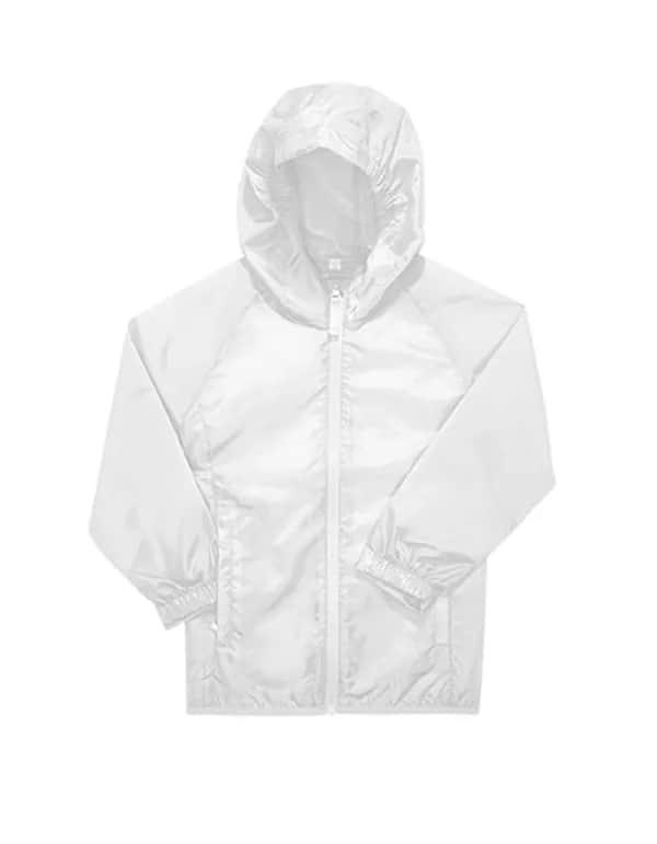 Kids #Reset Windbreaker - White