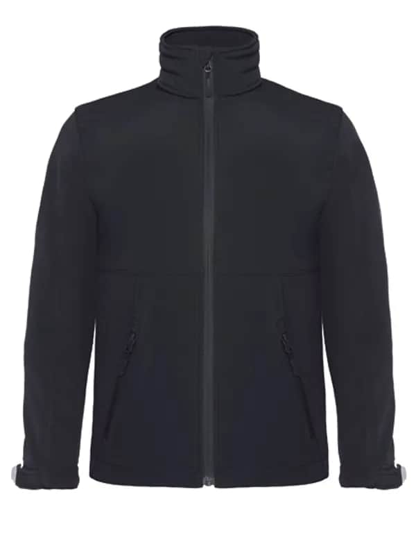 Kids´ Hooded Softshell Jacket - Black