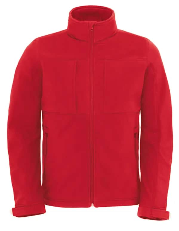 Men´s Hooded Softshell - Red