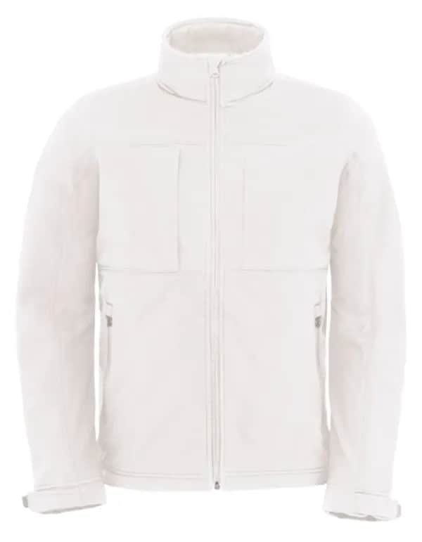 Men´s Hooded Softshell - White