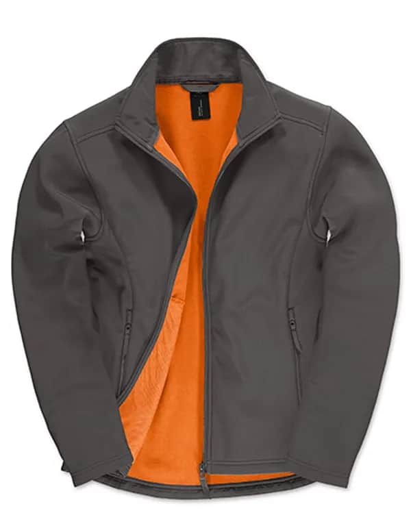 Men´s Jacket Softshell ID.701 - Dark Grey (Solid)/Neon Orange